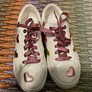 Barely worn 8.5 Kurt Geiger Heart sneakers